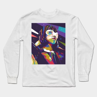 Ramengvrl Colorful with Background Long Sleeve T-Shirt